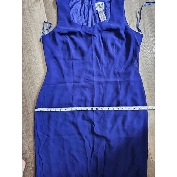 R & M Richard's Size 16 Royal Blue Dress and Blazer - Picture 8 of 12
